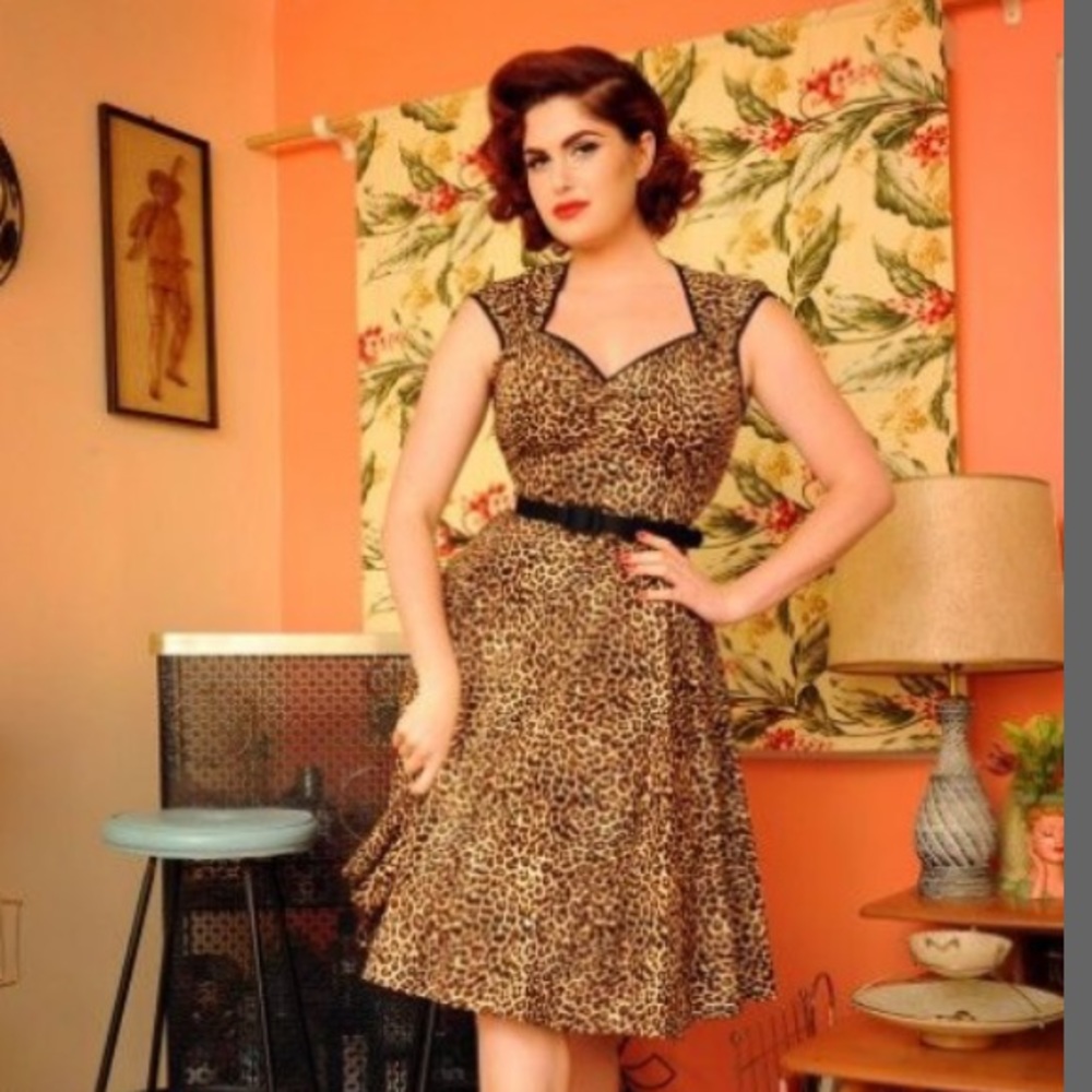 Pinup Girl Clothing leopard Heidi